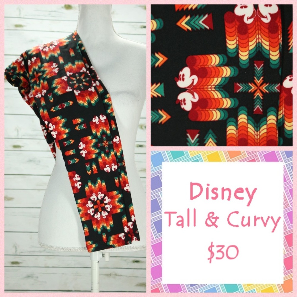 NWT LuLaRoe Disney TC Leggings
